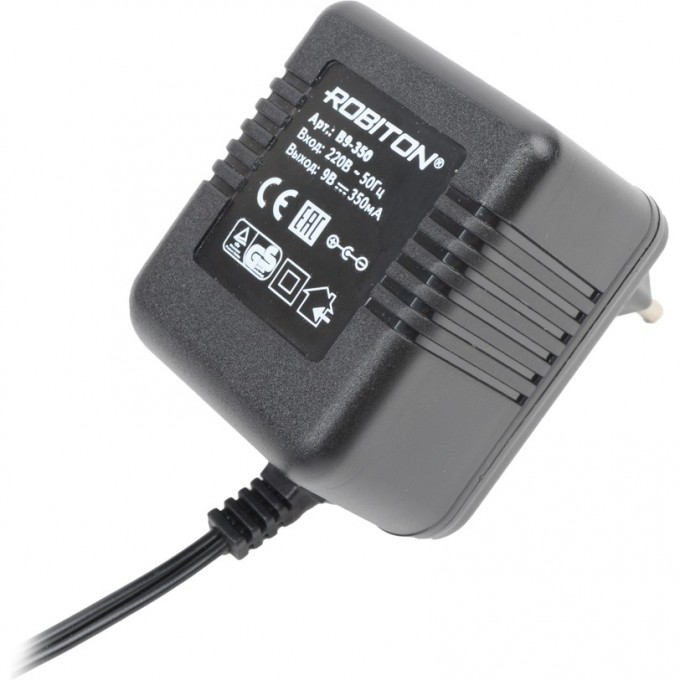 Адаптер/блок питания ROBITON B9-350 5,5х2,1/12 (-) 17516