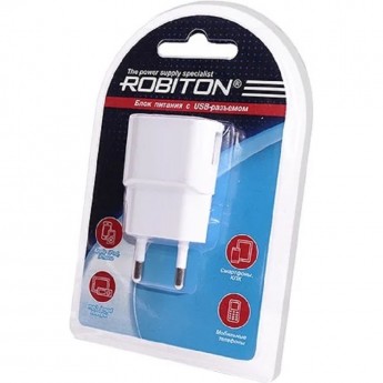 Адаптер/блок питания ROBITON USB1000 white