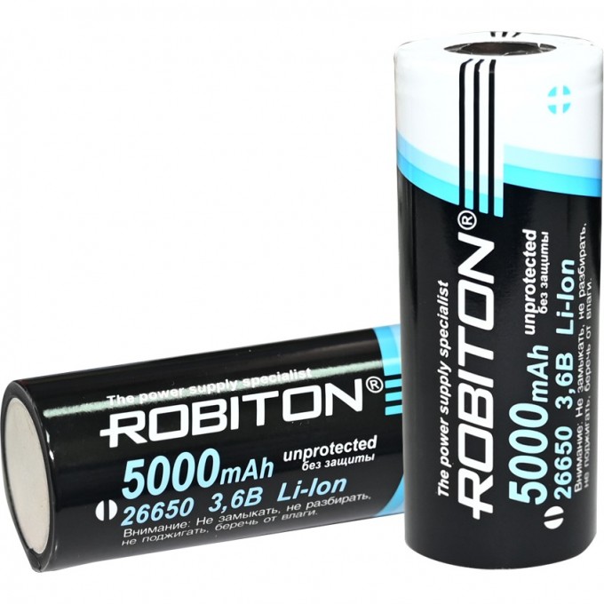 Аккумулятор ROBITON 26650-5000 19714