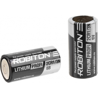 Батарея ROBITON PROFI 2CR1/3N с плоским контактом