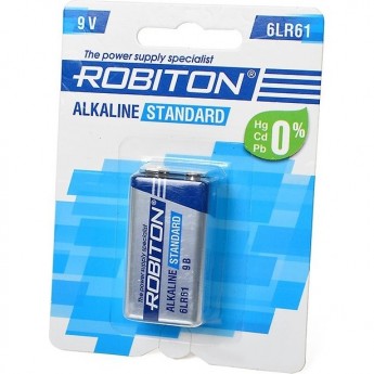 Батарея ROBITON STANDARD 6LR61 9V BL1