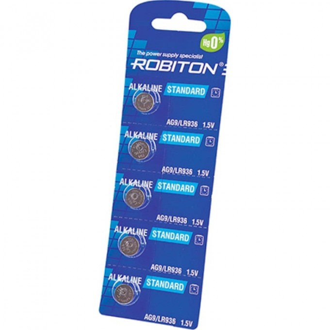 Элемент питания ROBITON R-AG9-0-BL5 16956