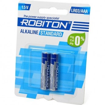 Элемент питания ROBITON STANDARD LR03 BL2 Элемент питания ROBITON STANDARD LR03 BL2