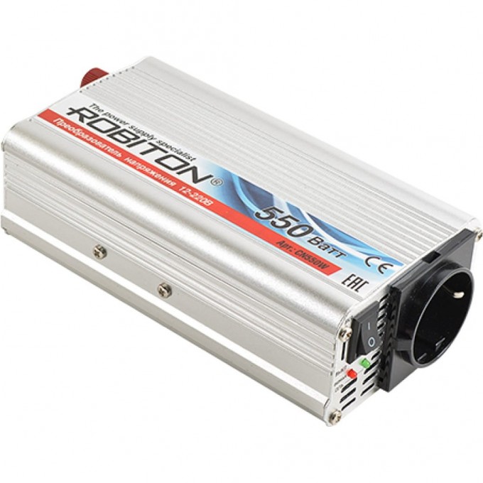 Инвертор 12V-220V ROBITON CN550W 15837